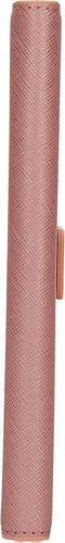 Mobiparts hoesje geschikt voor Samsung Galaxy A70 - Saffiano Wallet/Portemonnee hoesje - Magneet Sluiting - 3 Opbergvakken - Roze