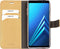Mobiparts hoesje geschikt voor Samsung Galaxy A8 (2018) - Saffiano Wallet/Portemonnee hoesje - Magneet Sluiting - 3 Opbergvakken - Goud