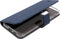 Mobiparts hoesje geschikt voor Samsung Galaxy A8 (2018) - Wallet/Boekhoesje - Eco Leer - Magneet Sluiting - Opberg vakken - Blauw