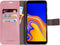 Mobiparts hoesje geschikt voor Samsung Galaxy J4+ (2018) - Saffiano Wallet/Portemonnee hoesje - Magneet Sluiting - 3 Opbergvakken - Roze