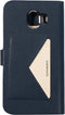 Mobiparts hoesje geschikt voor Samsung Galaxy J4 (2018) - Wallet/Boekhoesje - Eco Leer - Magneet Sluiting - Opberg vakken - Blauw