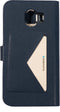 Mobiparts hoesje geschikt voor Samsung Galaxy J4 (2018) - Wallet/Boekhoesje - Eco Leer - Magneet Sluiting - Opberg vakken - Blauw