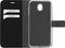 Mobiparts hoesje geschikt voor Samsung Galaxy J7 (2017) - Saffiano Wallet/Portemonnee hoesje - Magneet Sluiting - 3 Opbergvakken - Zwart