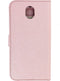 Mobiparts hoesje geschikt voor Samsung Galaxy J7 (2017) - Saffiano Wallet/Portemonnee hoesje - Magneet Sluiting - 3 Opbergvakken - Roze