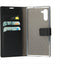 Mobiparts hoesje geschikt voor Samsung Galaxy Note 10 - Wallet/Boekhoesje - Eco Leer - Magneet Sluiting - Opberg vakken - Zwart