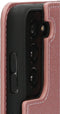 Mobiparts hoesje geschikt voor Samsung Galaxy S21 - Saffiano Wallet/Portemonnee hoesje - Magneet Sluiting - 3 Opbergvakken - Roze