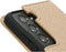 Mobiparts hoesje geschikt voor Samsung Galaxy S21 - Saffiano Wallet/Portemonnee hoesje - Magneet Sluiting - 3 Opbergvakken - Koper