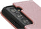Mobiparts hoesje geschikt voor Samsung Galaxy S21 - Saffiano Wallet/Portemonnee hoesje - Magneet Sluiting - 3 Opbergvakken - Roze