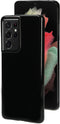 Mobiparts hoesje geschikt voor Samsung Galaxy S21 Ultra - Zacht TPU - Schokabsorberend TPU - Grip Coating - Zwart