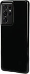 Mobiparts hoesje geschikt voor Samsung Galaxy S21 Ultra - Zacht TPU - Schokabsorberend TPU - Grip Coating - Zwart