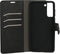 Mobiparts hoesje geschikt voor Samsung Galaxy S21 - Wallet/Boekhoesje - Eco Leer - Magneet Sluiting - Opberg vakken - Zwart