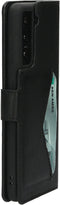 Mobiparts hoesje geschikt voor Samsung Galaxy S21 - Wallet/Boekhoesje - Eco Leer - Magneet Sluiting - Opberg vakken - Zwart