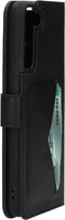 Mobiparts hoesje geschikt voor Samsung Galaxy S22 Plus - Wallet/Boekhoesje - Eco Leer - Magneet Sluiting - Opberg vakken - Zwart