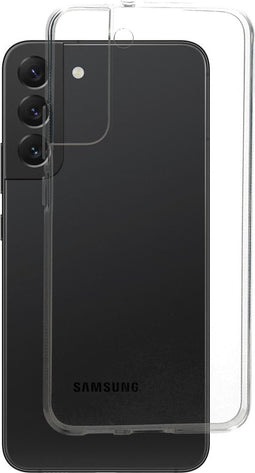 Mobiparts hoesje geschikt voor Samsung Galaxy S22 Plus - Zacht TPU - Schokabsorberend TPU - Grip Coating - Transparant