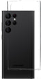 Mobiparts hoesje geschikt voor Samsung Galaxy S22 Ultra - Zacht TPU - Schokabsorberend TPU - Grip Coating - Transparant