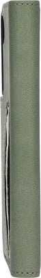 Mobiparts hoesje geschikt voor Samsung Galaxy S22 - Wallet/Boekhoesje - Eco Leer - Magneet Sluiting - Opberg vakken - Groen