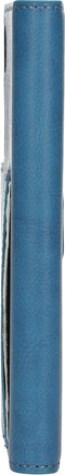 Mobiparts hoesje geschikt voor Samsung Galaxy S22 - Wallet/Boekhoesje - Eco Leer - Magneet Sluiting - Opberg vakken - Blauw