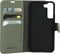 Mobiparts hoesje geschikt voor Samsung Galaxy S22 - Wallet/Boekhoesje - Eco Leer - Magneet Sluiting - Opberg vakken - Groen
