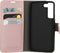 Mobiparts hoesje geschikt voor Samsung Galaxy S22 - Wallet/Boekhoesje - Eco Leer - Magneet Sluiting - Opberg vakken - Roze