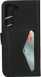 Mobiparts hoesje geschikt voor Samsung Galaxy S23 Ultra - Wallet/Boekhoesje - Eco Leer - Magneet Sluiting - Opberg vakken - Zwart
