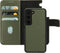 Mobiparts hoesje geschikt voor Samsung Galaxy S23 - Wallet 2-in-1 Boekhoesje - MagSafe - Echt Leder - Uitneembare Case - Sterke Magneet Sluiting - Contactloos betalen - Groen