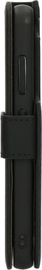 Mobiparts hoesje geschikt voor Samsung Galaxy S23 - Wallet 2-in-1 Boekhoesje - MagSafe - Echt Leder - Uitneembare Case - Sterke Magneet Sluiting - Contactloos betalen - Zwart