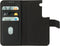 Mobiparts hoesje geschikt voor Samsung Galaxy S23 - Wallet 2-in-1 Boekhoesje - MagSafe - Echt Leder - Uitneembare Case - Sterke Magneet Sluiting - Contactloos betalen - Zwart