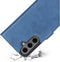 Mobiparts hoesje geschikt voor Samsung Galaxy S24 FE - Wallet/Boekhoesje - Eco Leer - Magneet Sluiting - Opberg vakken - Blauw