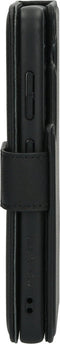 Mobiparts hoesje geschikt voor Samsung Galaxy S24 - Wallet 2-in-1 Boekhoesje - MagSafe - Echt Leder - Uitneembare Case - Sterke Magneet Sluiting - Contactloos betalen - Zwart