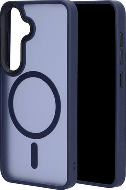 Mobiparts hoesje geschikt voor Samsung Galaxy S25 - Hardcover - MagSafe - Blauw