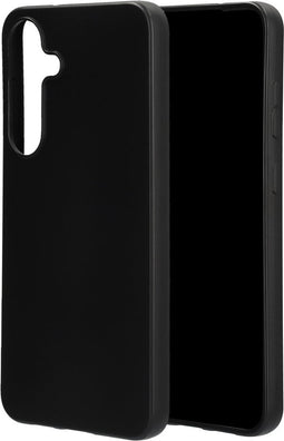 Mobiparts hoesje geschikt voor Samsung Galaxy S25 Plus - Zacht TPU - Schokabsorberend TPU - Grip Coating - Zwart