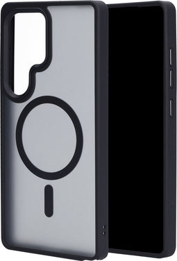 Mobiparts hoesje geschikt voor Samsung Galaxy S25 Ultra - Hardcover - MagSafe - Zwart
