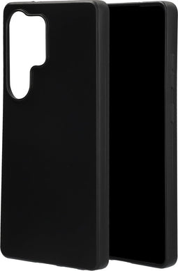 Mobiparts hoesje geschikt voor Samsung Galaxy S25 Ultra - Zacht TPU - Schokabsorberend TPU - Grip Coating - Zwart