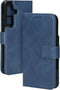 Mobiparts hoesje geschikt voor Samsung Galaxy S25 - Wallet/Boekhoesje - Eco Leer - Magneet Sluiting - Opberg vakken - Blauw