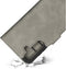 Mobiparts hoesje geschikt voor Samsung Galaxy S25 - Wallet/Boekhoesje - Eco Leer - Magneet Sluiting - Opberg vakken - Grijs