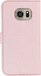 Mobiparts hoesje geschikt voor Samsung Galaxy S7 - Saffiano Wallet/Portemonnee hoesje - Magneet Sluiting - 3 Opbergvakken - Roze