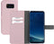 Mobiparts hoesje geschikt voor Samsung Galaxy S8+ - Saffiano Wallet/Portemonnee hoesje - Magneet Sluiting - 3 Opbergvakken - Roze