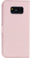 Mobiparts hoesje geschikt voor Samsung Galaxy S8+ - Saffiano Wallet/Portemonnee hoesje - Magneet Sluiting - 3 Opbergvakken - Roze