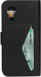 Mobiparts hoesje geschikt voor Samsung Galaxy Xcover 5 - Wallet/Boekhoesje - Eco Leer - Magneet Sluiting - Opberg vakken - Zwart