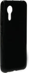 Mobiparts hoesje geschikt voor Samsung Galaxy Xcover 5 - Zacht TPU - Schokabsorberend TPU - Grip Coating - Zwart