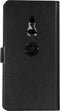 Mobiparts hoesje geschikt voor Sony Xperia XZ2 - Wallet/Boekhoesje - Eco Leer - Magneet Sluiting - Opberg vakken - Zwart
