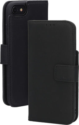 Mobiparts Leather Wallet Case geschikt voor Apple iPhone 7/8/SE (2022/2020) - Zwart