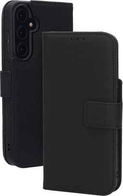 Mobiparts Leather Wallet Case geschikt voor Samsung Galaxy A55 - Zwart