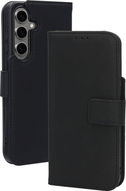Mobiparts Leather Wallet Case geschikt voor Samsung Galaxy S24 FE - Zwart