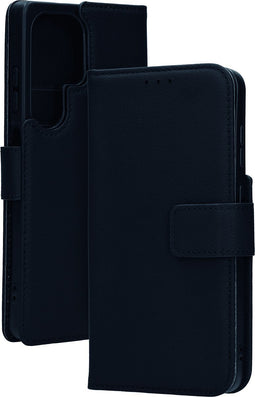 Mobiparts Leather Wallet Case geschikt voor Samsung Galaxy S25 Ultra - Zwart