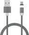 Mobiparts Magnetic Apple Lightning to USB Cable 1.5A Dark Grijs 1M