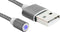 Mobiparts Magnetic USB Cable (without connector) 1.5A Dark Grijs 1M
