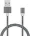 Mobiparts Magnetic USB Cable (without connector) 1.5A Dark Grijs 1M