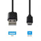 Mobiparts Micro USB to USB Cable 2.4A 25 cm - Wit (bulk)