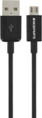 Mobiparts Micro USB to USB Kabel 2.4A 3m - Zwart (Bulk)